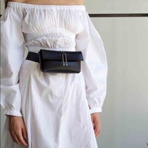 Leather cross body bag/ Fanny pack